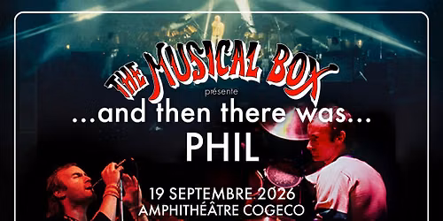The Musical Box \/\/ Trois-Rivi\u00e8res