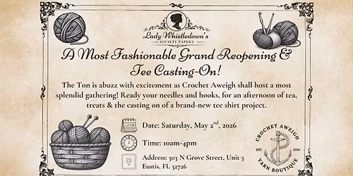 The Ton Casts On: A Grand Reopening and "Tee" Party