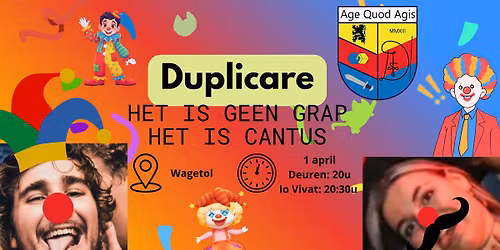 Duplicare - 1 april cantus