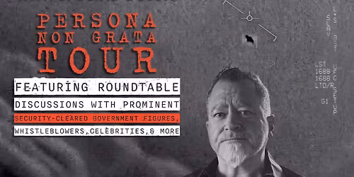 Lue Elizondo - Persona Non Grata at Attucks Theatre