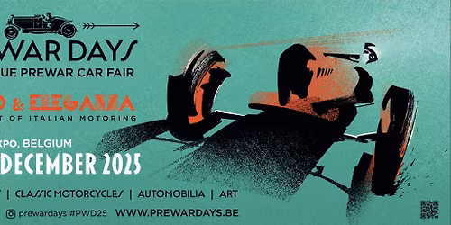 Prewar Days 2025 - Oldtimerbeurs Kortrijk Xpo