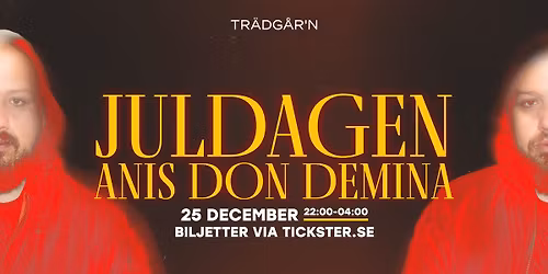 ANIS DON DEDMINA - JULDAGEN 25 DECEMBER - TR\u00c4DG\u00c5R\u00b4N
