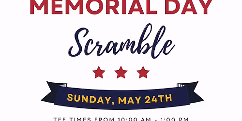 Memorial Day Scramble