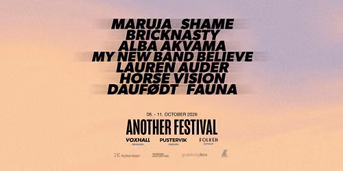 ANOTHER FESTIVAL feat. Maruja + Shame + Bricknasty + Alba Akvama + My New Band Believe and more....