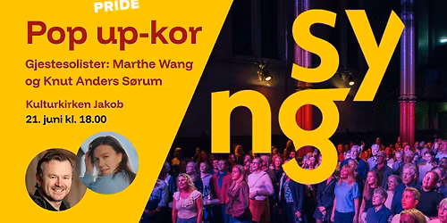 SYNG! Pop up-kor i Kulturkirken Jakob