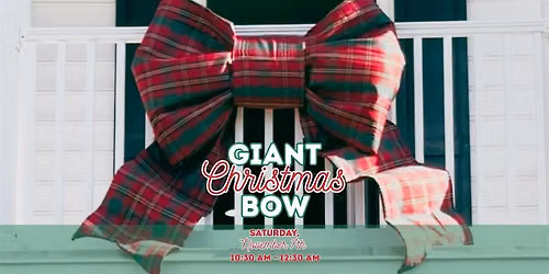 Create a Giant Christmas Bow