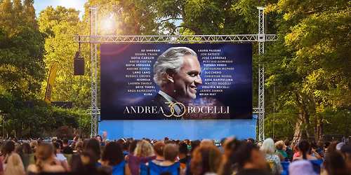 Andrea Bocelli Outdoor Cinema Celebration at Hanbury Hall