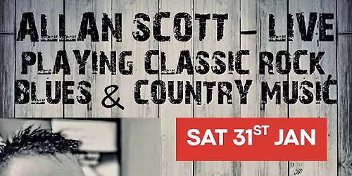 LIVE Singer: Allan Scott @ Ross High Rugby CLub