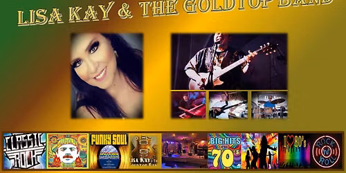 Friday, 7\/31 - Live Music by Lisa Kay & The Goldtop Band at Ukulele Brands - 7:30pm-10:30pm