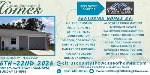 2026 Citrus Showcase of Homes
