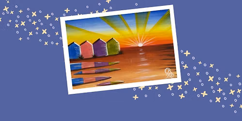 Founders & Co Grown Up Paint Along - Beach Huts