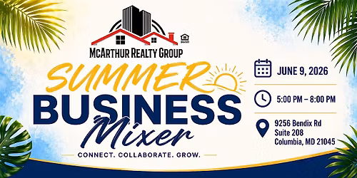 McArthur Realty Group FREE Networking Business Mixer