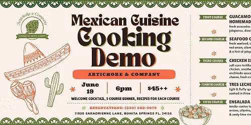 Mexican Cuisine Cooking Demo