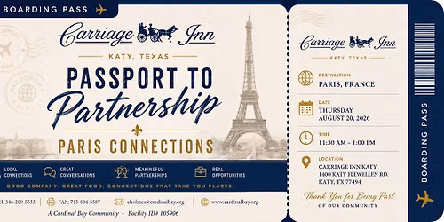 Passport to Partnership \u2013 Paris Connections!