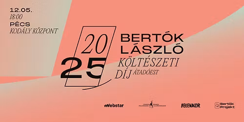 PFZ | Bert\u00f3k L\u00e1szl\u00f3 K\u00f6lt\u00e9szeti D\u00edj \u00c1tad\u00f3est V. | Pannon Philharmonic