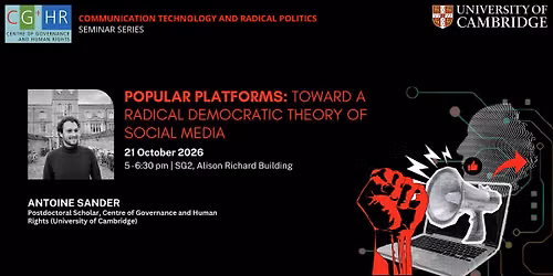 Popular Platforms: Toward a Radical Democratic Theory of Social Media