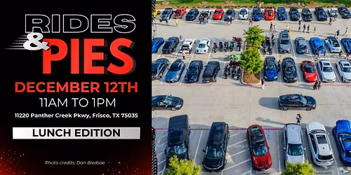 Rides & Pies - December 2026