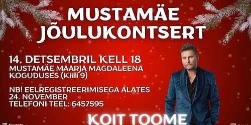 \ud83c\udf84 MUSTAM\u00c4E J\u00d5ULUKONTSERT \ud83c\udfb6