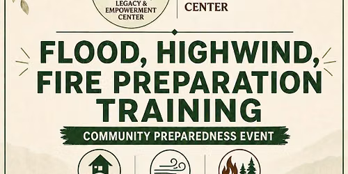 Preparedness Training at the Legacy & Empowerment Center