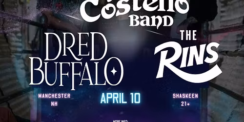 CCB First Album Release Party 4\/10\/26 @Shaskeen w Dred Buffalo & The Rins