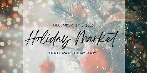 Holiday Market at Forager Brewery