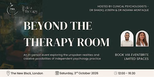 Beyond The Therapy Room - Reimagining Independent Psychology Practice