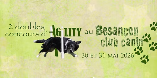2 Doubles concours d'agility au Besan\u00e7on Cub Canin \ud83d\udc9a\ud83d\udc3e