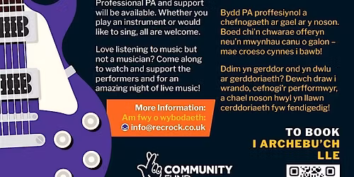 Open Mic Night | Noson Meic Agored