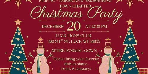 Filipino - American & Neighboring Town Chapter Christmas Party