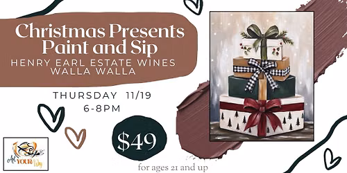 Christmas Presents Paint & Sip
