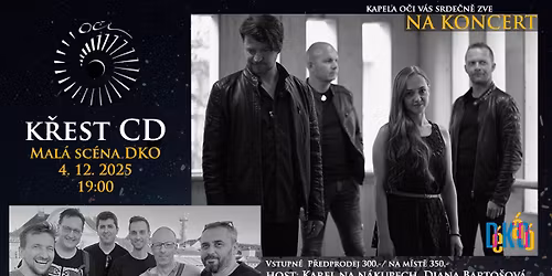 KAPELA O\u010cI - k\u0159est alba V\u00edc nehled\u00e1m