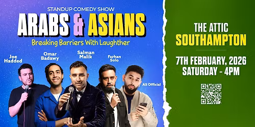 Arabs & Asians Stand-up Comedy Show Southampton