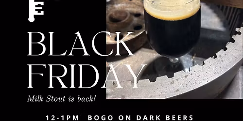 Black Friday Deals at Trove Brewing!
