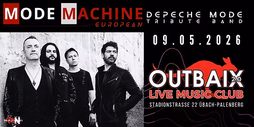MODE MACHINE (I) - Tribute to Depeche Mode - Outbaix Musicclub \u00dcb.-Plbg