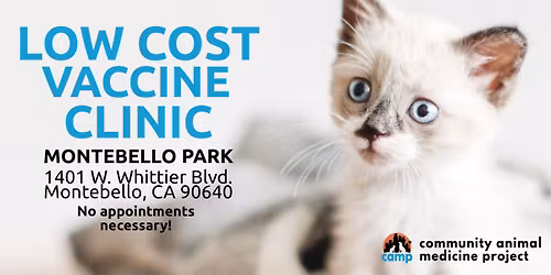 CAMP Mobile Pet Vaccination Clinic (No appointments necessary)