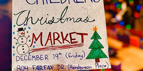 Children's Christmas Market!!!!!!!!!!!!!!!!!!