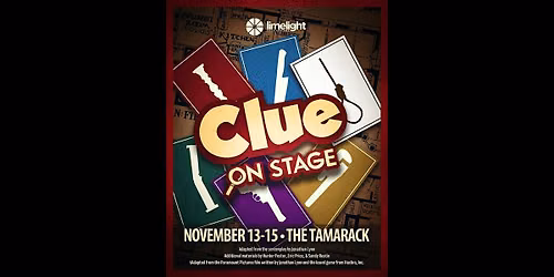 Limelight Productions presents Clue: On Stage