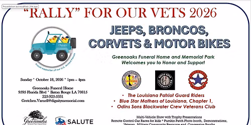 "RALLY" FOR OUR VETS 2026