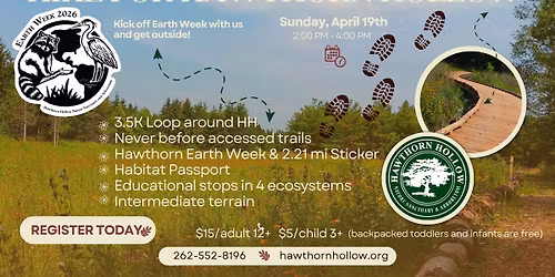 Hike for Hawthorn Hollow - Earth Week 2026