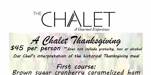 A Chalet Thanksgiving
