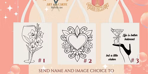 Pourr Decisions Canvas Tote Paint Night