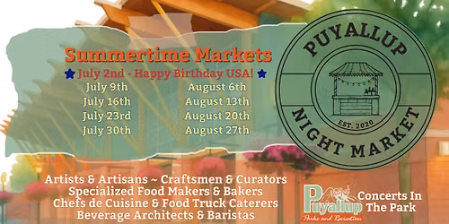 Puyallup Night Market - August 27th