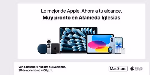 Apertura MacStore Alameda Iglesias 