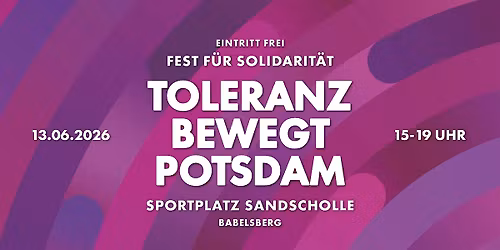 Toleranz bewegt Potsdam
