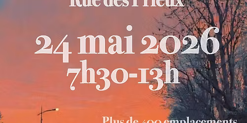 Vide-greniers des \u00e9toiles de st-ex