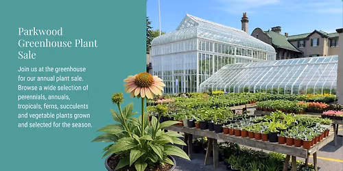 Parkwood Greenhouse Plant Sale