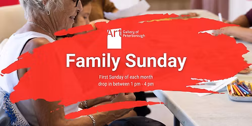 Family Sunday at the Art Gallery of Peterborough