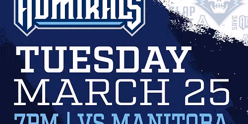 Milwaukee Admirals at Manitoba Moose at Canada Life Centre