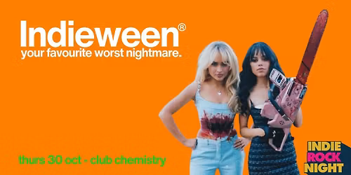 Indie Rock Night \u2219 INDIEWEEN (Halloween special) | CLUB CHEMISTRY TAKEOVER