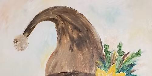 \ud83e\udd83\ud83c\udfa8 Gobble Up the Savings All November Long! Gnome Finger Painting Canvas Paint & Sip Class